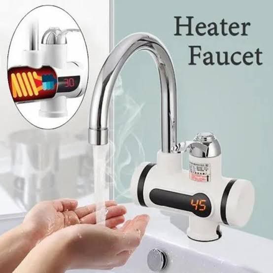 Digital Water Heater Tap - Instant Hot Water پہلے پارسل چیک کریں پھر رقم کی ادائیگی کریں