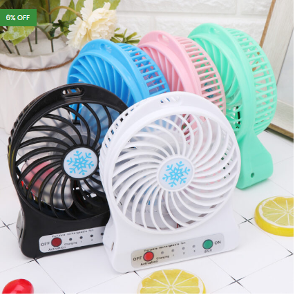 Portable Mini Multi-Functional USB Rechargeable Fan